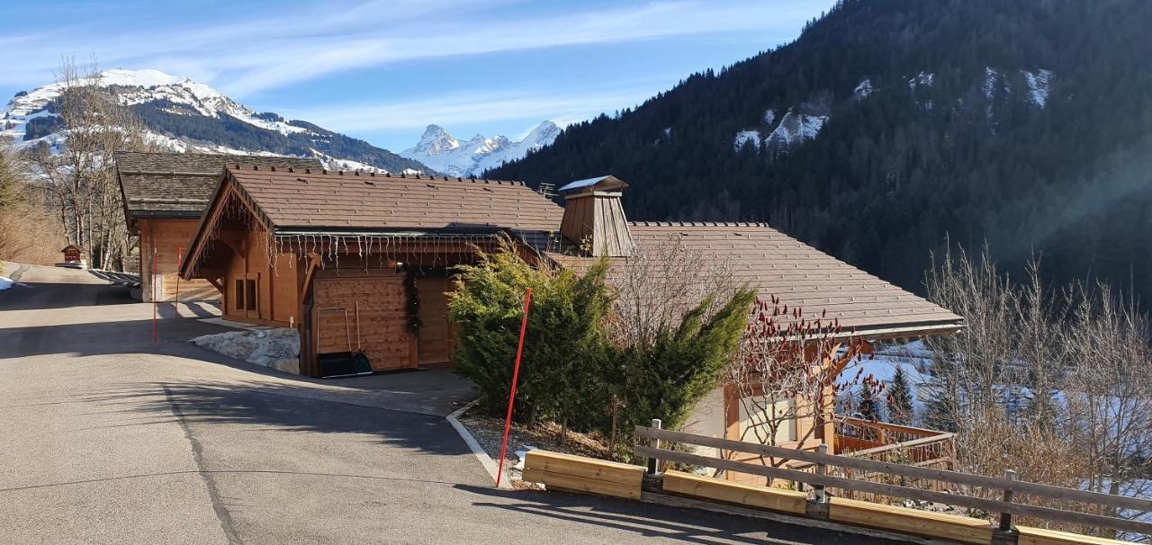 Bienvenue Dans Notre Chalet! Appartement Les Sitelles Le Grand-Bornand Kültér fotó